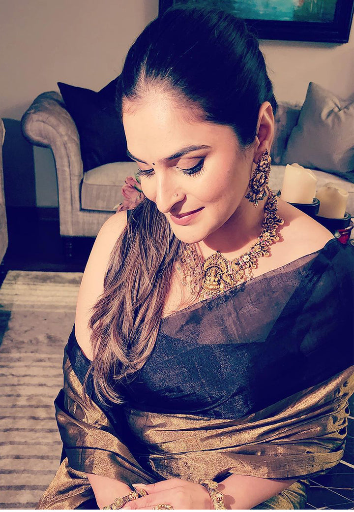 Pure Tissue Saree with Blouse